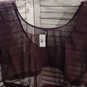 Torrid sheer half shirts for under thanks etc.